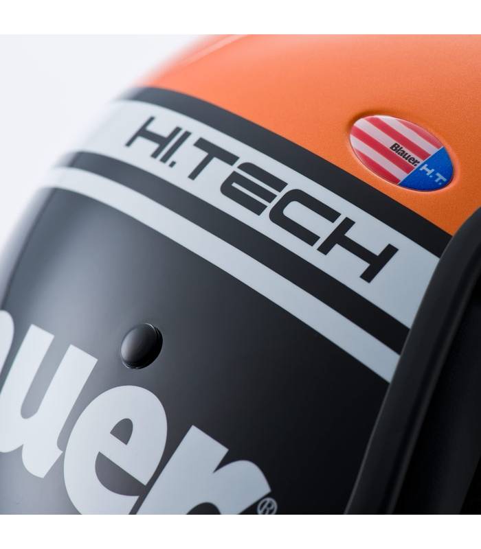 LevneMoto - Přilba PILOT 1.1 H.T., BLAUER - USA (černá/oranžová)