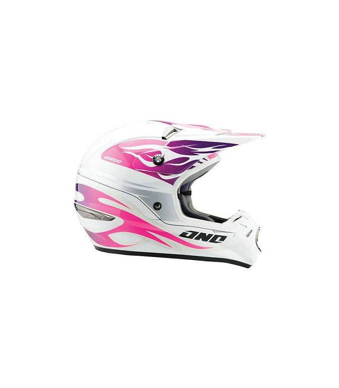 LevneMoto - Moto přilba ONE KOMBAT Tribal Purple - XL (61-62)
