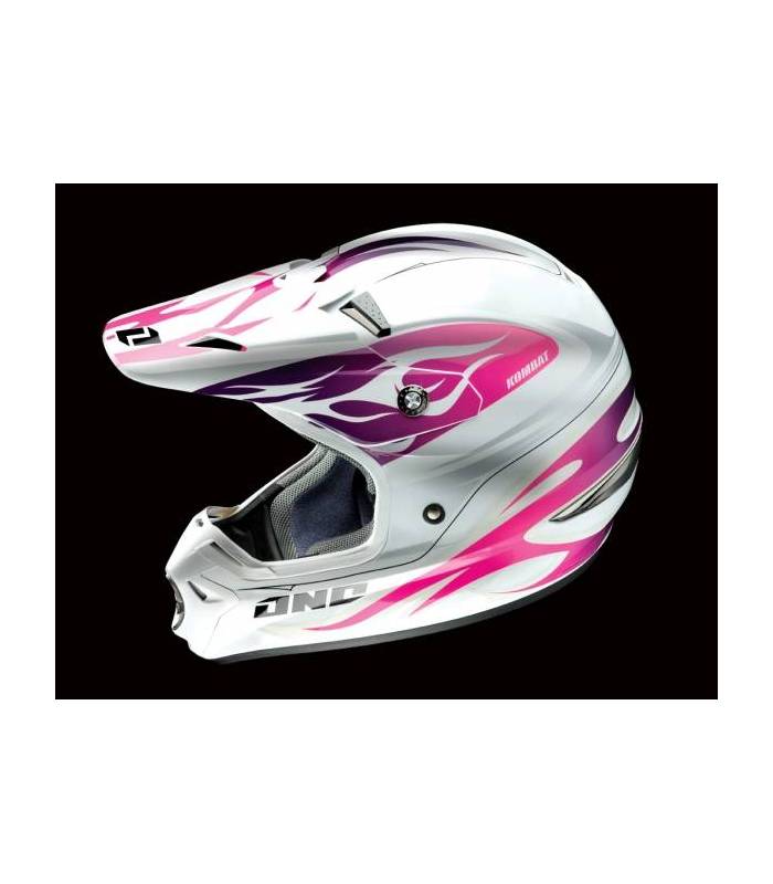 LevneMoto - Moto přilba ONE KOMBAT Tribal Purple - XL (61-62)