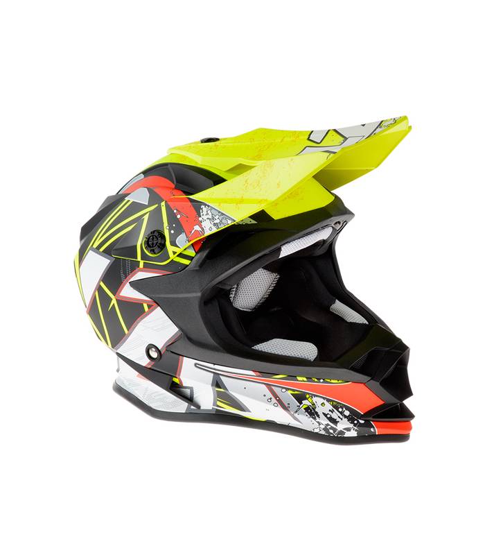 LevneMoto - Přilba OR-1 AERIAL, LZR - Belgie (černá/žlutá fluo/červená/zelená)