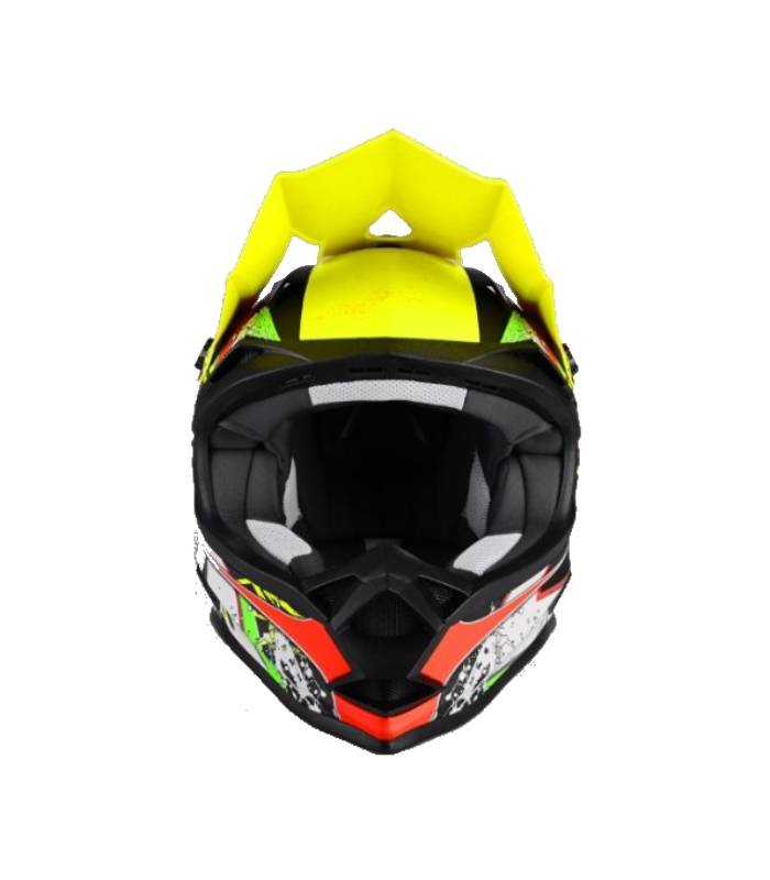 LevneMoto - Přilba OR-1 AERIAL, LZR - Belgie (černá/žlutá fluo/červená/zelená)