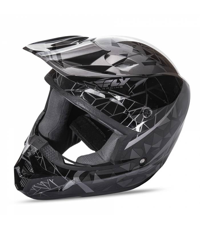 LevneMoto - Přilba Kinetic CRUX, FLY RACING - USA (černá)