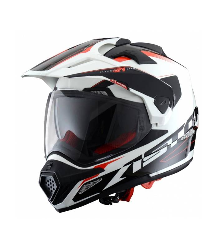 LevneMoto - Moto přilba ASTONE CROSS TOURER ADVENTURE-bílo černá