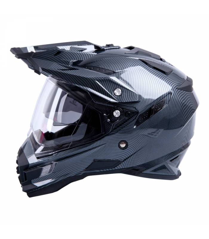 LevneMoto - Motokrosová přilba W-TEC AP-885 carbon look