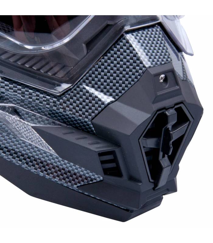 LevneMoto - Motokrosová přilba W-TEC AP-885 carbon look