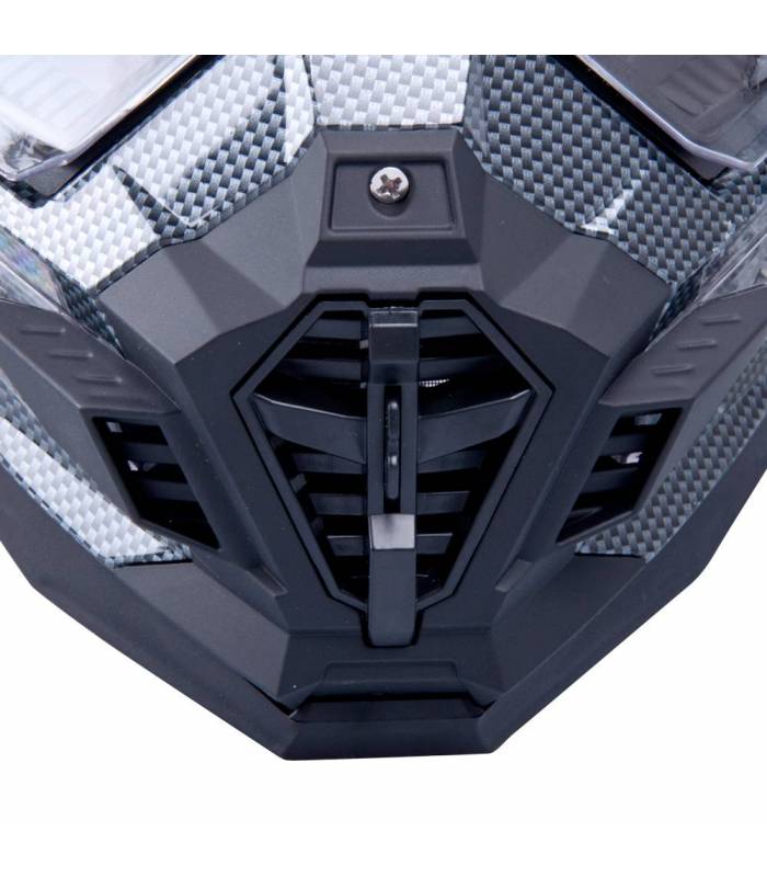 LevneMoto - Motokrosová přilba W-TEC AP-885 carbon look
