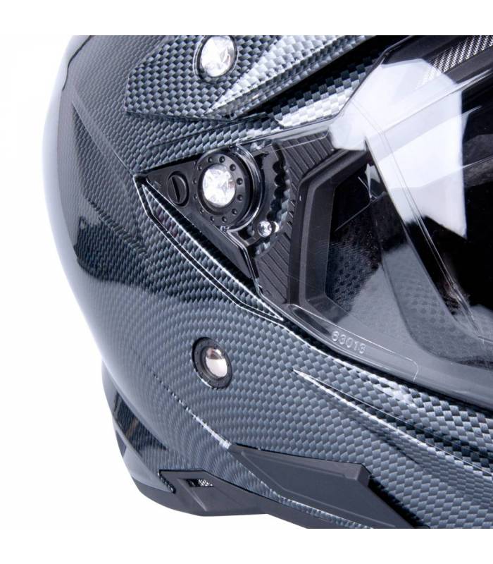 LevneMoto - Motokrosová přilba W-TEC AP-885 carbon look
