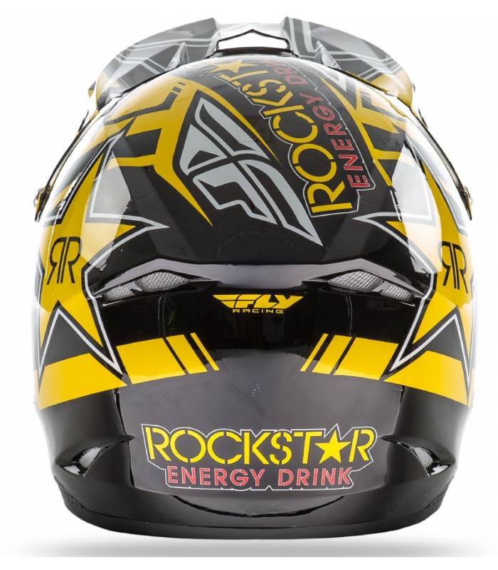 LevneMoto - Přilba Kinetic Pro Rockstar, FLY RACING - USA (žlutá/černá)