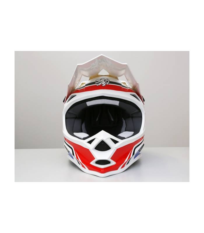 LevneMoto - Moto přilba ČZ PATRIOT-bílo červeno modrá