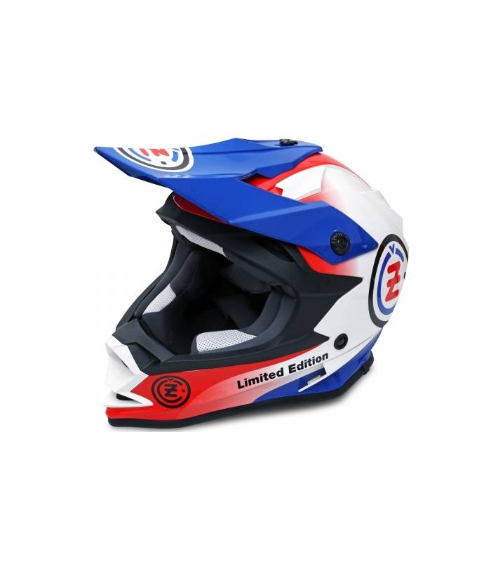 LevneMoto - Moto přilba ČZ LEGEND-modrá