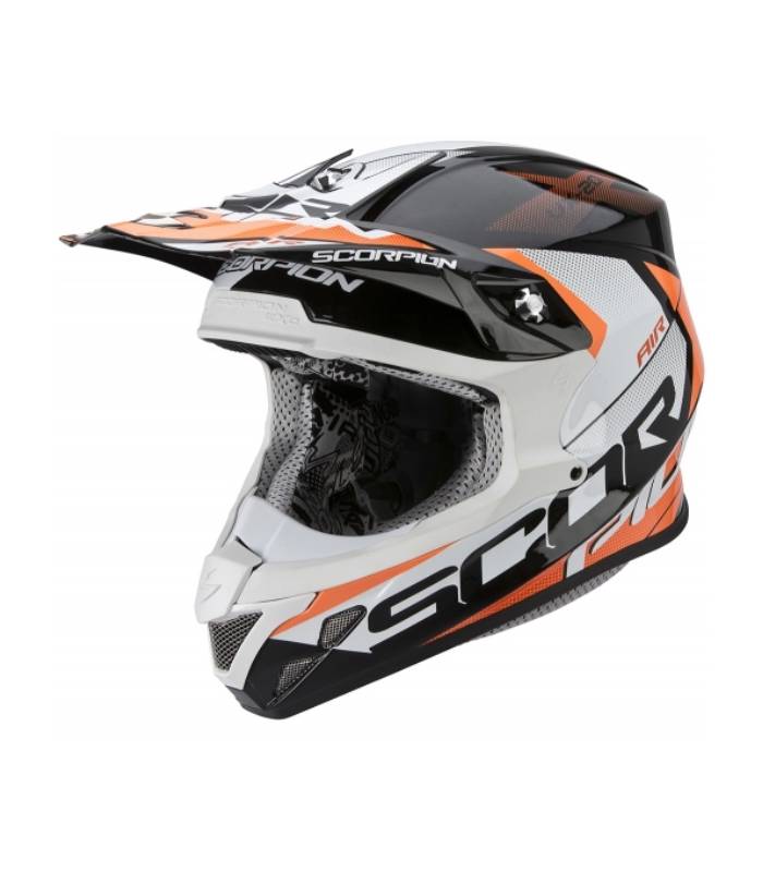 LevneMoto - Moto přilba SCORPION VX-20 AIR TACTIK-černo oranžová