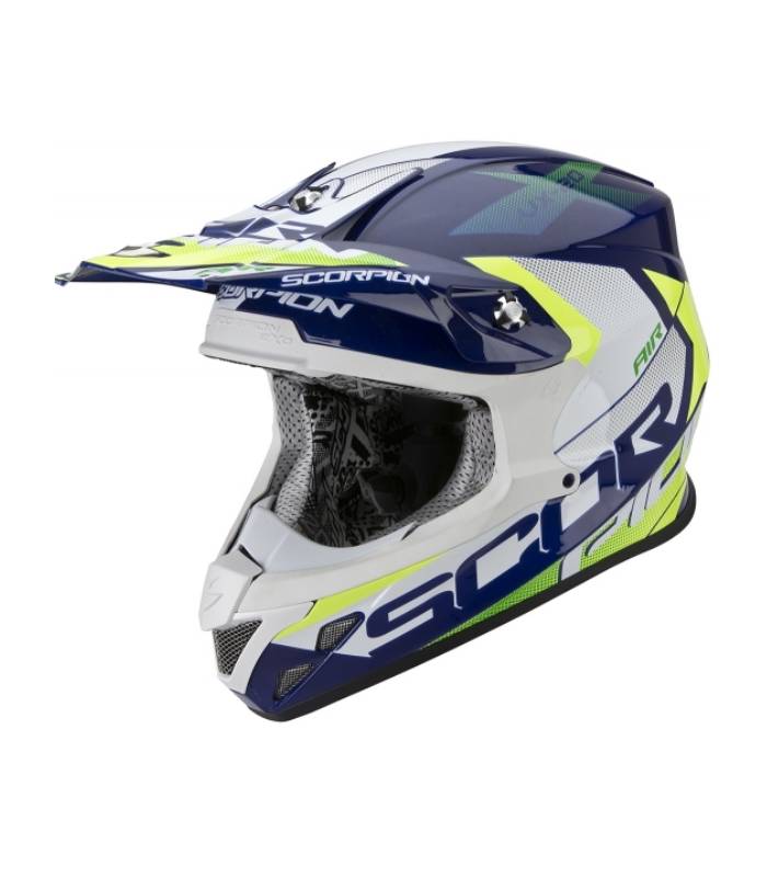 LevneMoto - Moto přilba SCORPION VX-20 AIR TACTIK-modro zelená