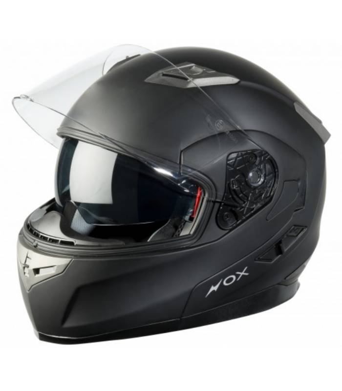 LevneMoto - Odklápěcí přilba N959, NOX - Francie (černá-matná)