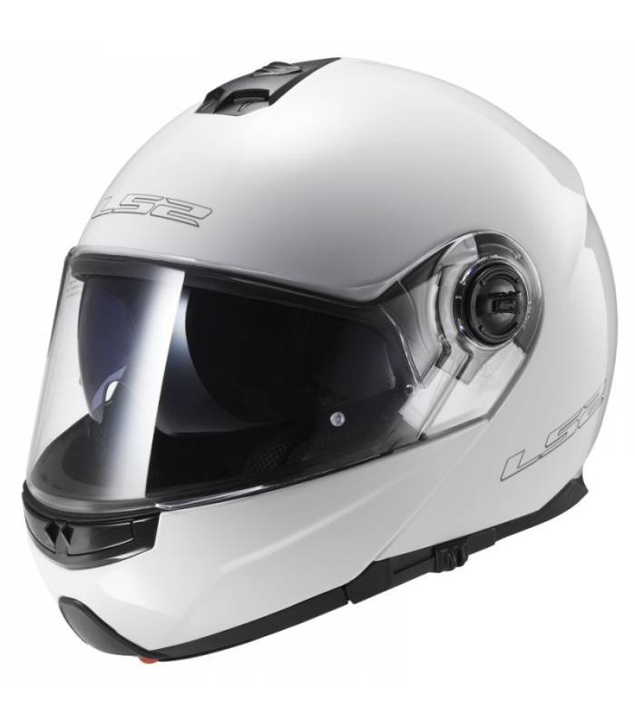 LevneMoto - Moto přilba LS2 FF325 STROBE SOLID-bílá lesklá
