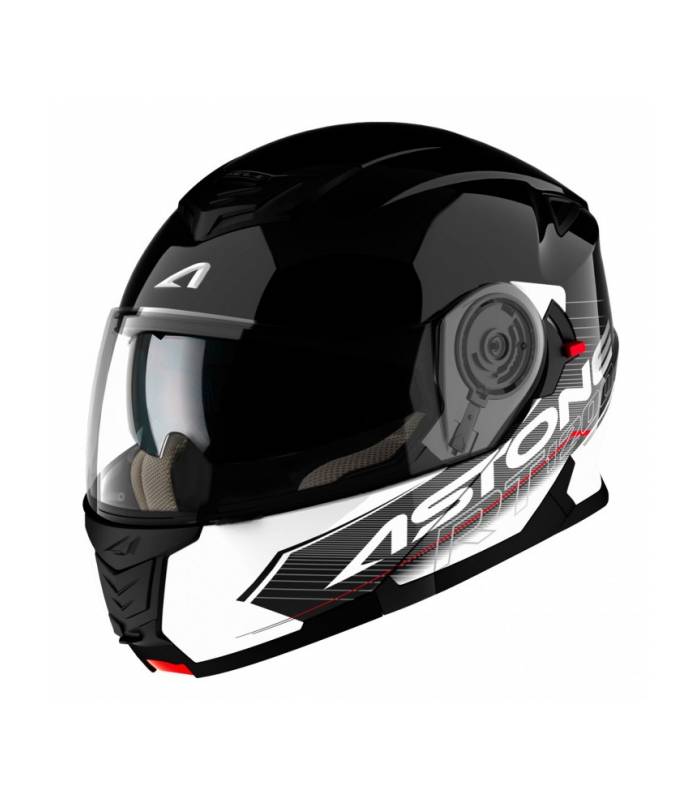 LevneMoto - Moto přilba ASTONE RT1200 TOURING-černo bílá