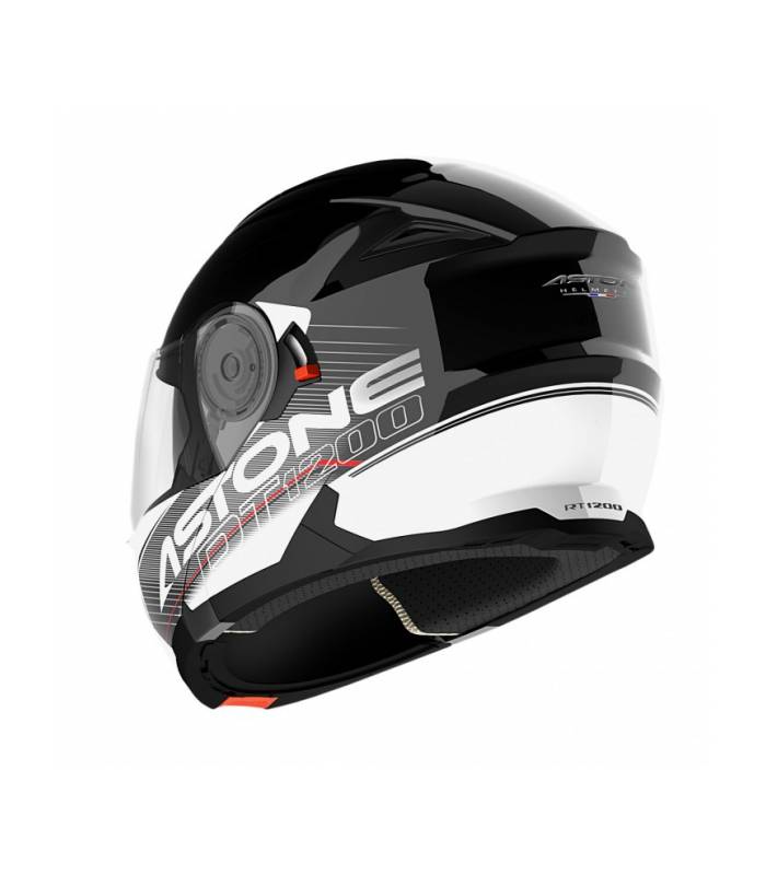 LevneMoto - Moto přilba ASTONE RT1200 TOURING-černo bílá