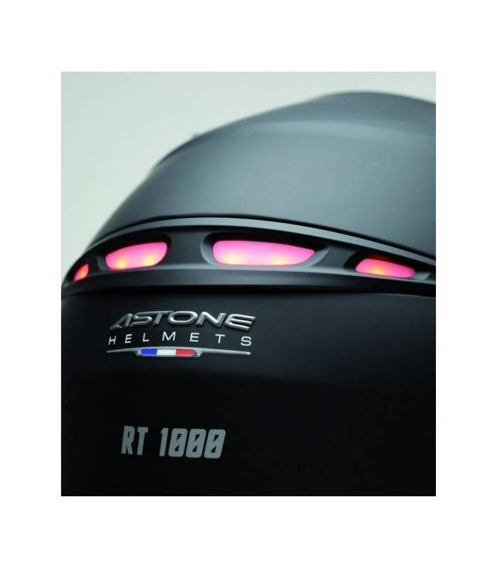 LevneMoto - Moto přilba ASTONE RT1000 LED - černá matná