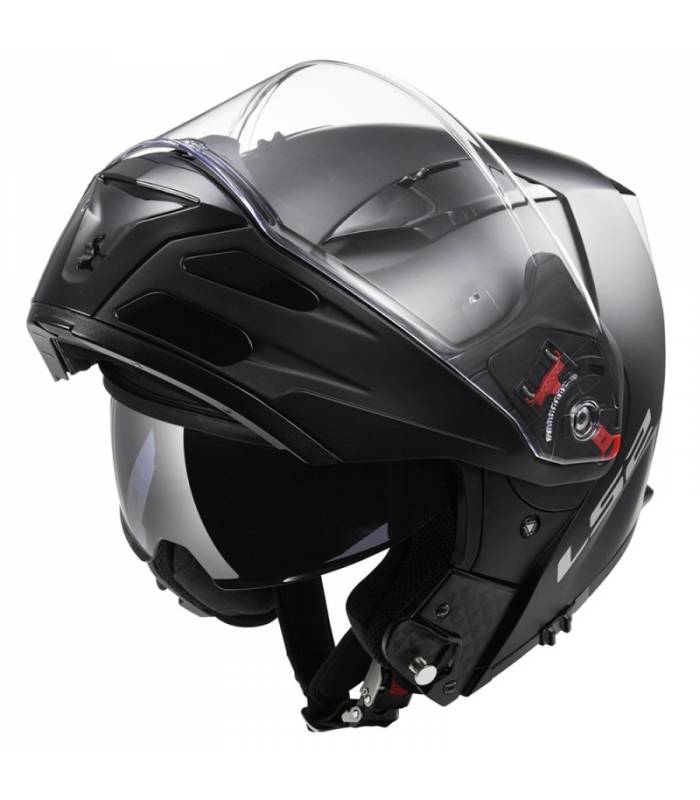 LevneMoto - Moto přilba LS2 FF324 METRO, FOG FIGHTER (PINLOCK)-černá matná