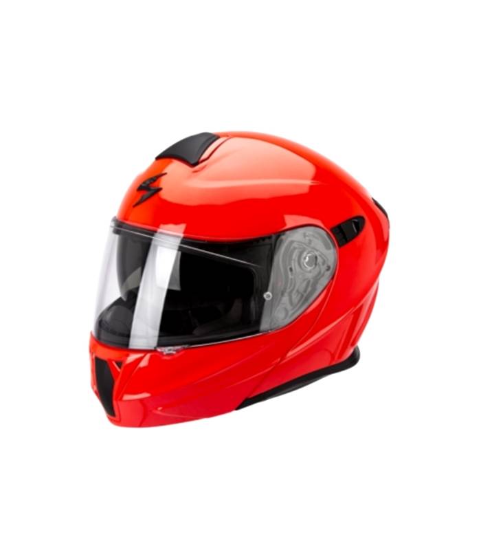 LevneMoto - Moto přilba Scorpion EXO-920-neonově červená