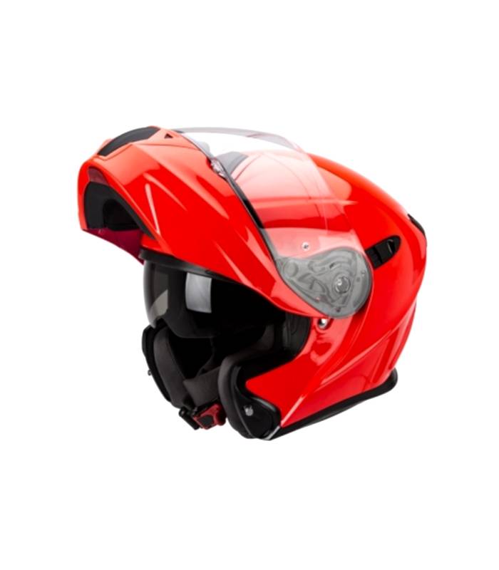 LevneMoto - Moto přilba Scorpion EXO-920-neonově červená