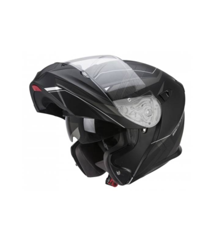 LevneMoto - Moto přilba Scorpion EXO-920 GEM-matná černo/stříbrná