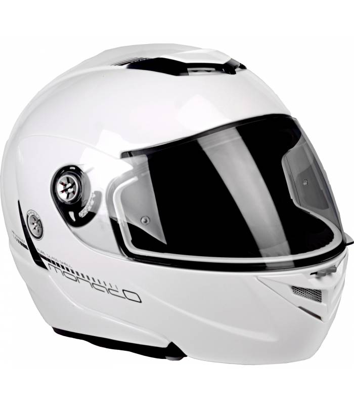 LevneMoto - Přilba Monaco Pure Glass, LAZER - Belgie (bílá)