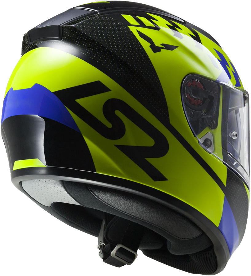 LevneMoto - LS2 FF397 VECTOR PODIUM Hi-Vis Yellow Black FOG FIGHTER (PINLOCK) M
