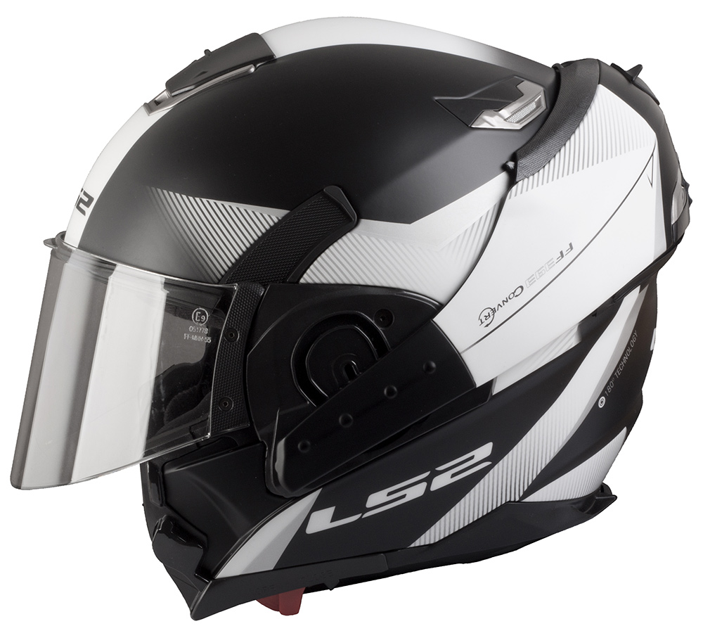LevneMoto - LS2 FF393 CONVERT HAWK Matt Black-White M