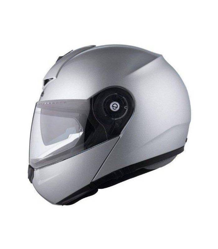 LevneMoto - Moto přilba Schuberth C3 PRO-stříbrná lesklá