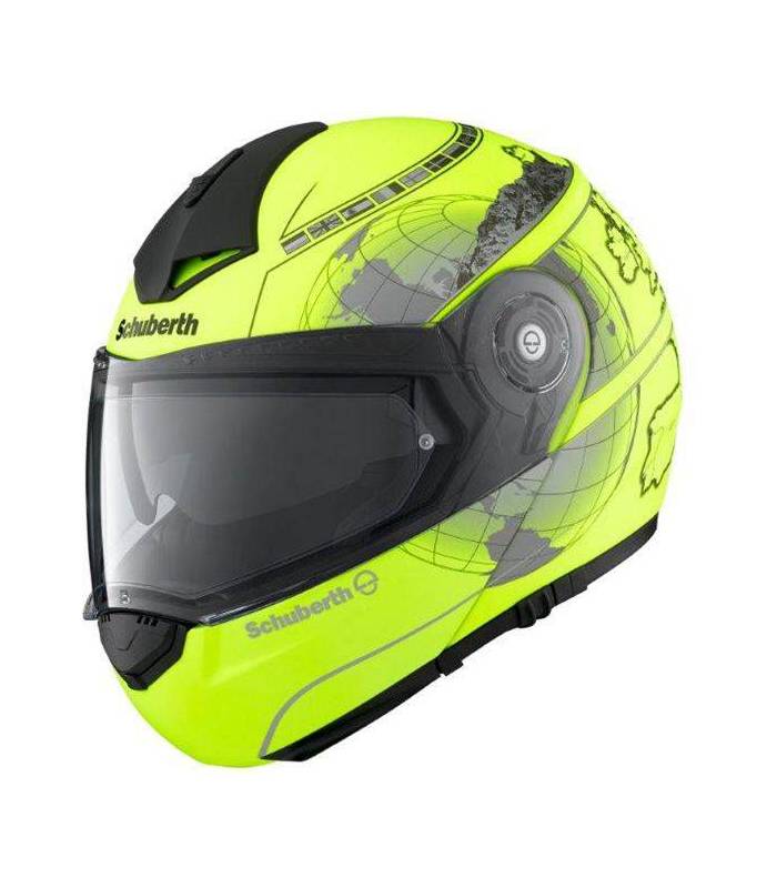 LevneMoto - Moto přilba Schuberth C3 PRO-EUROPE-žlutá fluo