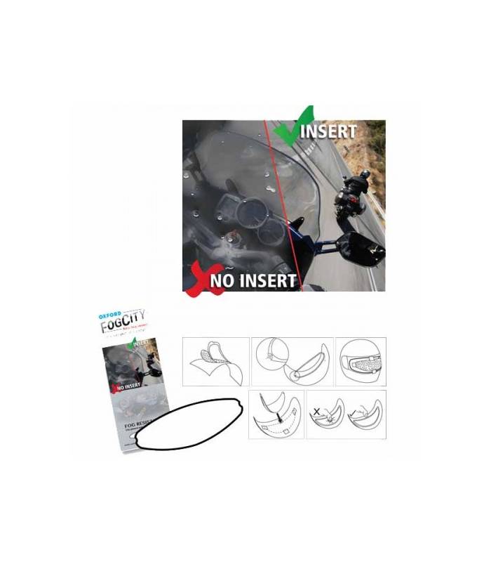 LevneMoto - Folie plexi Fog City® antifog  Pinlock® univerzální, OXFORD - Anglie (čirá, foli
