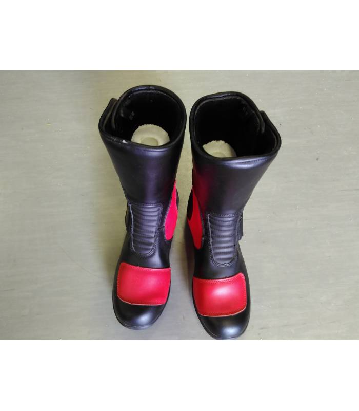 LevneMoto - Moto boty Sunway Road (unisex) -černo červené