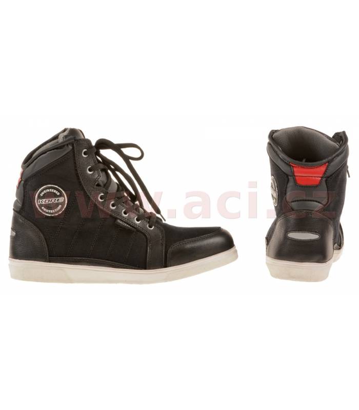 LevneMoto - Boty Street Sneaker, KORE (černé)