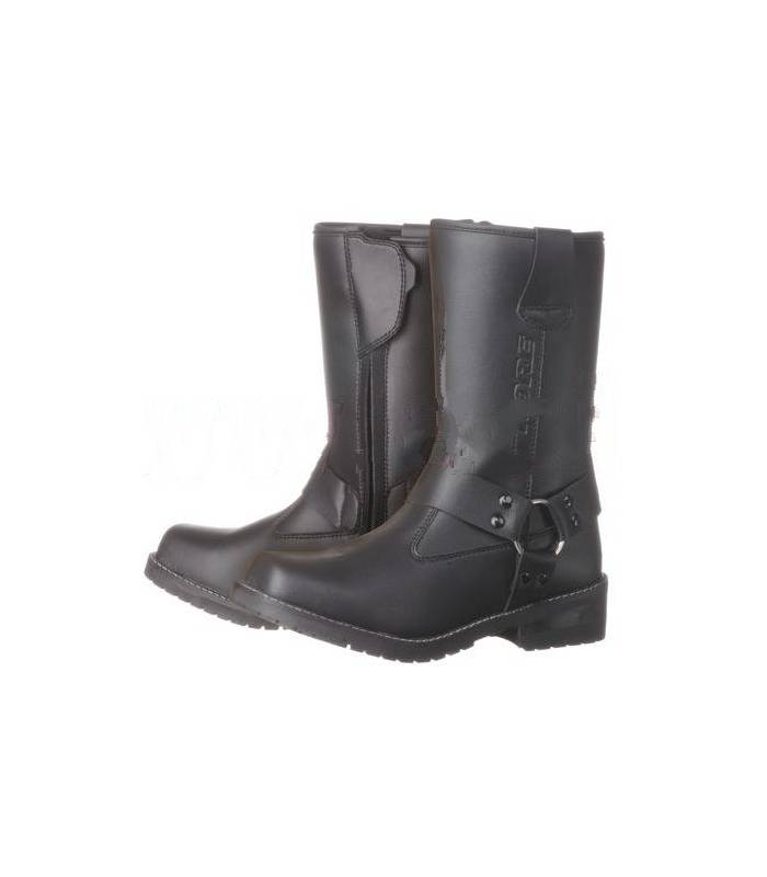 LevneMoto - Boty Black Buckle, KORE (černé)