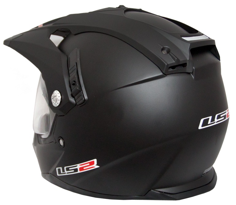 LevneMoto - LS2 MX455 ENDURO MATT BLACK WITH SUNVISOR  (DV) M