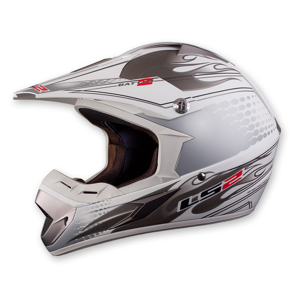 LevneMoto - LS2 MX433 Batten2, matt white M