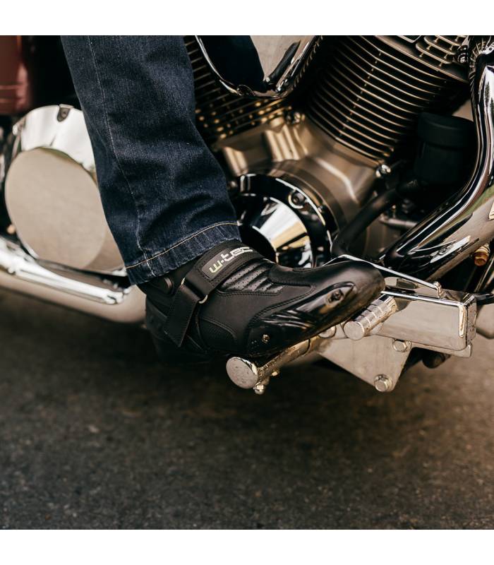 LevneMoto - Pánské kožené moto boty W-TEC NF-6032
