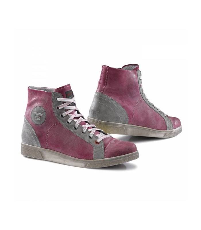 LevneMoto - Dámské moto boty TCX X-STREET WP-fialovo šedé