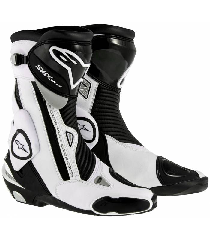 LevneMoto - Boty SMX Plus, ALPINESTARS - Itálie (černé/bílé)