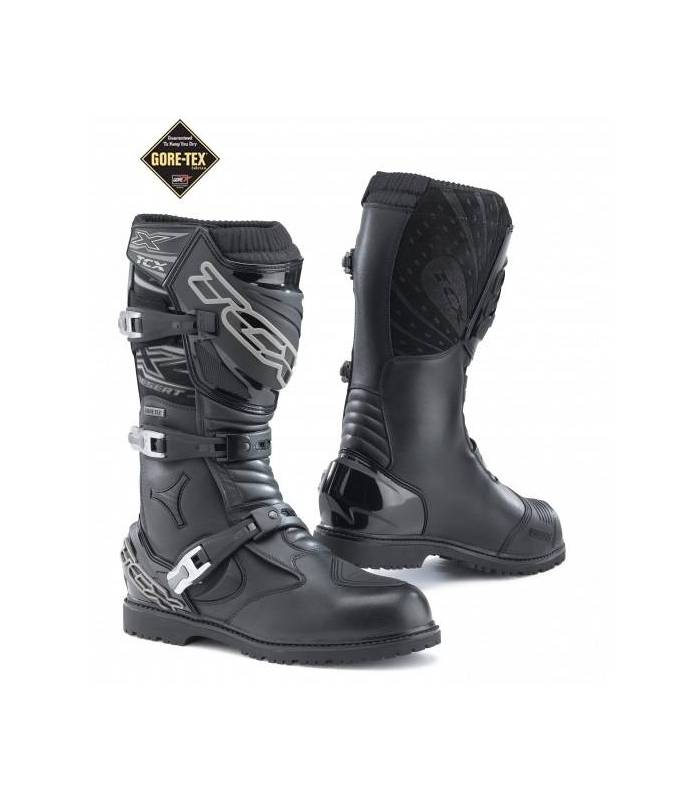 LevneMoto - Moto boty TCX X-DESERT GORE-TEX-černé