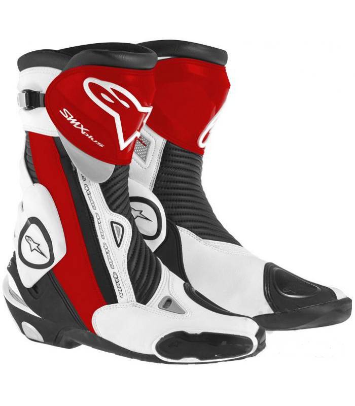 LevneMoto - Boty SMX Plus 2016, ALPINESTARS - Itálie (černé/bílé/červené)