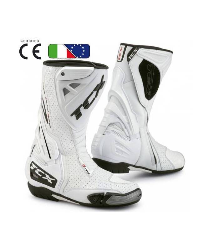 LevneMoto - Moto boty TCX S-RACE AIR-bílé