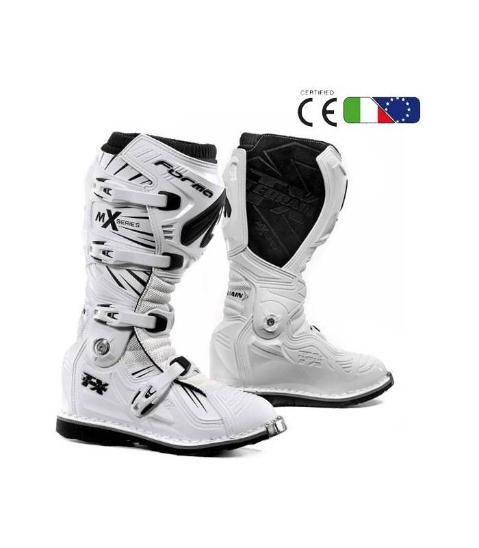 LevneMoto - Moto boty FORMA TERRAIN TX-bílé