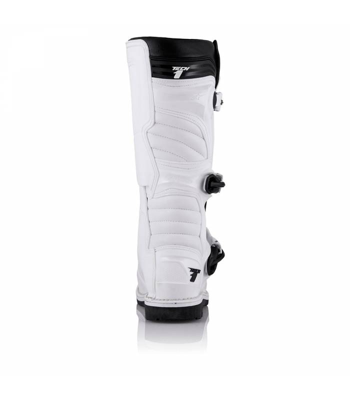 LevneMoto - Boty Tech 1, ALPINESTARS - Itálie (bílé)