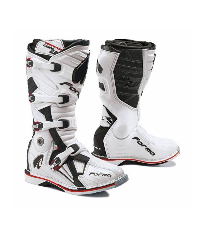 LevneMoto - Moto boty FORMA DOMINATOR COMP 2.0 -bílé
