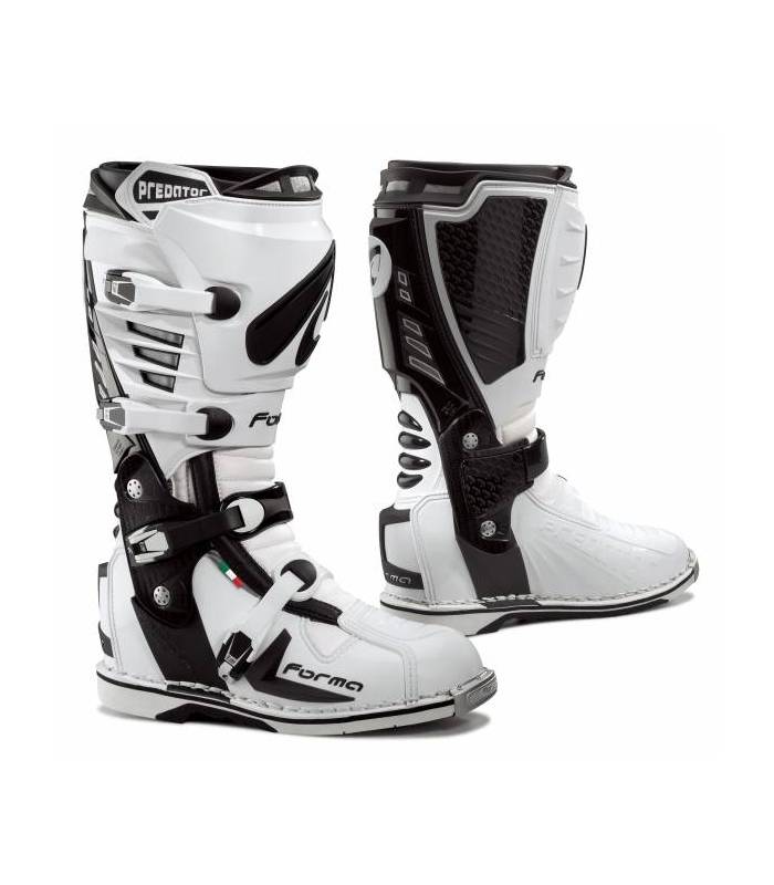 LevneMoto - Moto boty FORMA PREDATOR-bílé