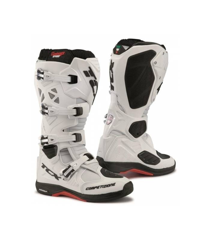 LevneMoto - Moto boty TCX COMP EVO MICHELIN®-bílé