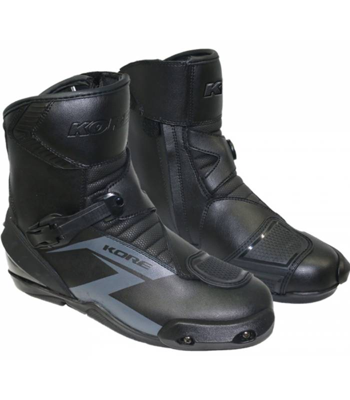 LevneMoto - Boty Semi Sport Short 2.0, KORE (černé/šedé)
