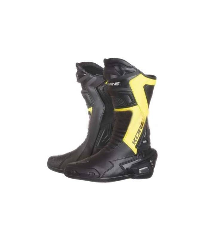 LevneMoto - Boty Sport 2016, KORE (černé/žluté fluo)