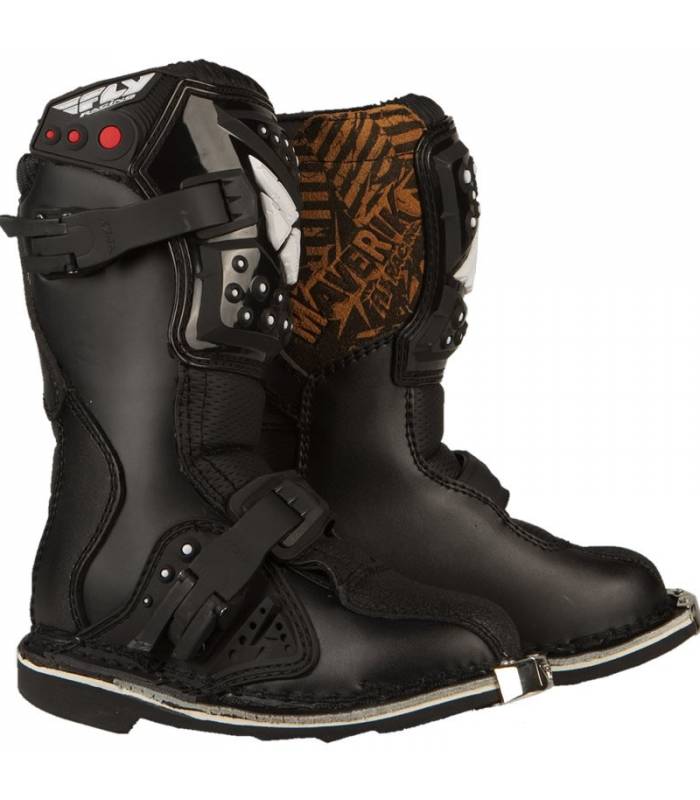 LevneMoto - Boty Maverik Mini, FLY RACING - USA, dětské (černé)